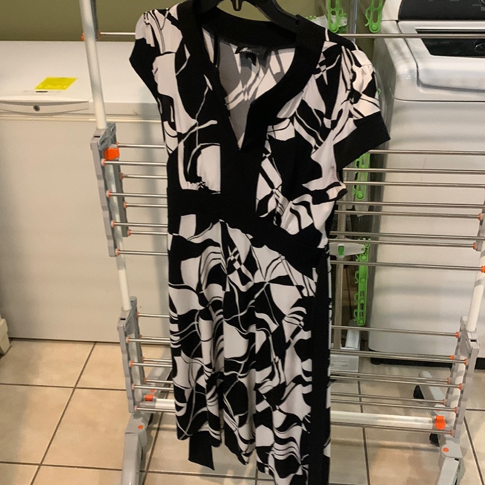 Black and white dress